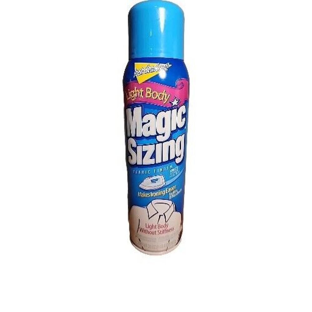 Magic Sizing Fabric Finish Light Body Ironing Spray Fresh Clean Scent 20oz